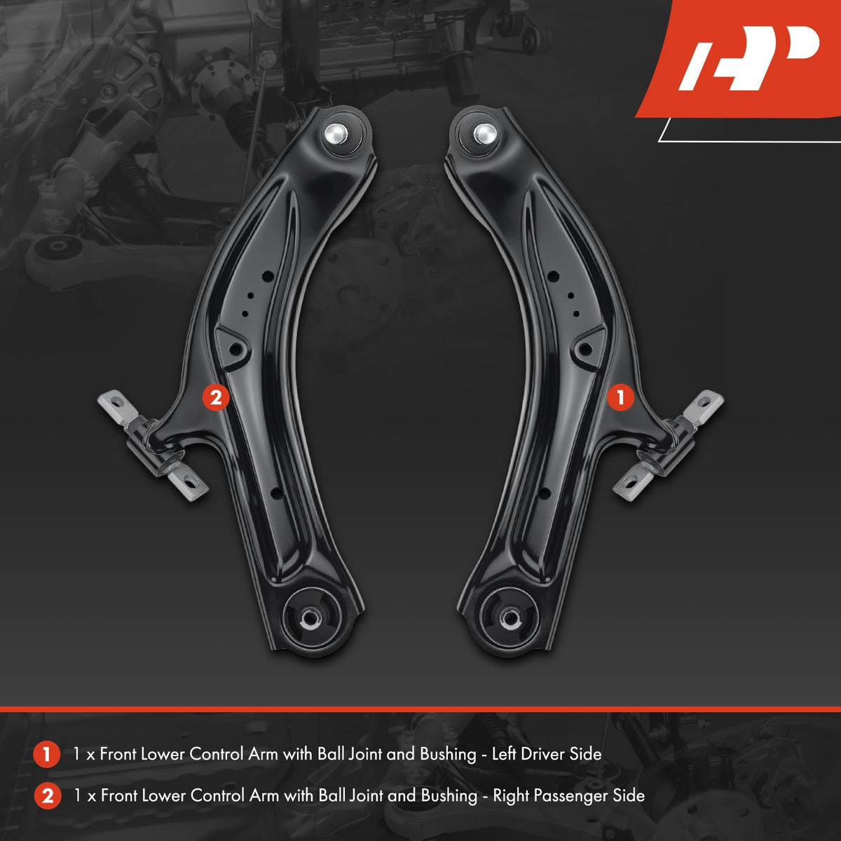 Front Lower Control Arm with Ball Joint & Bushing D51510