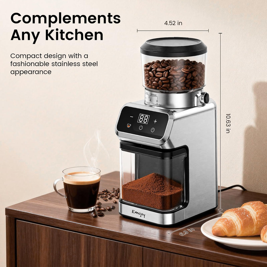 Electric Burr Coffee Grinder, 30 Settings B31370