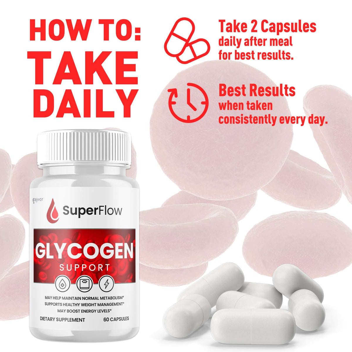Glycogen Support Supplement Formula 180 Capsules G36408