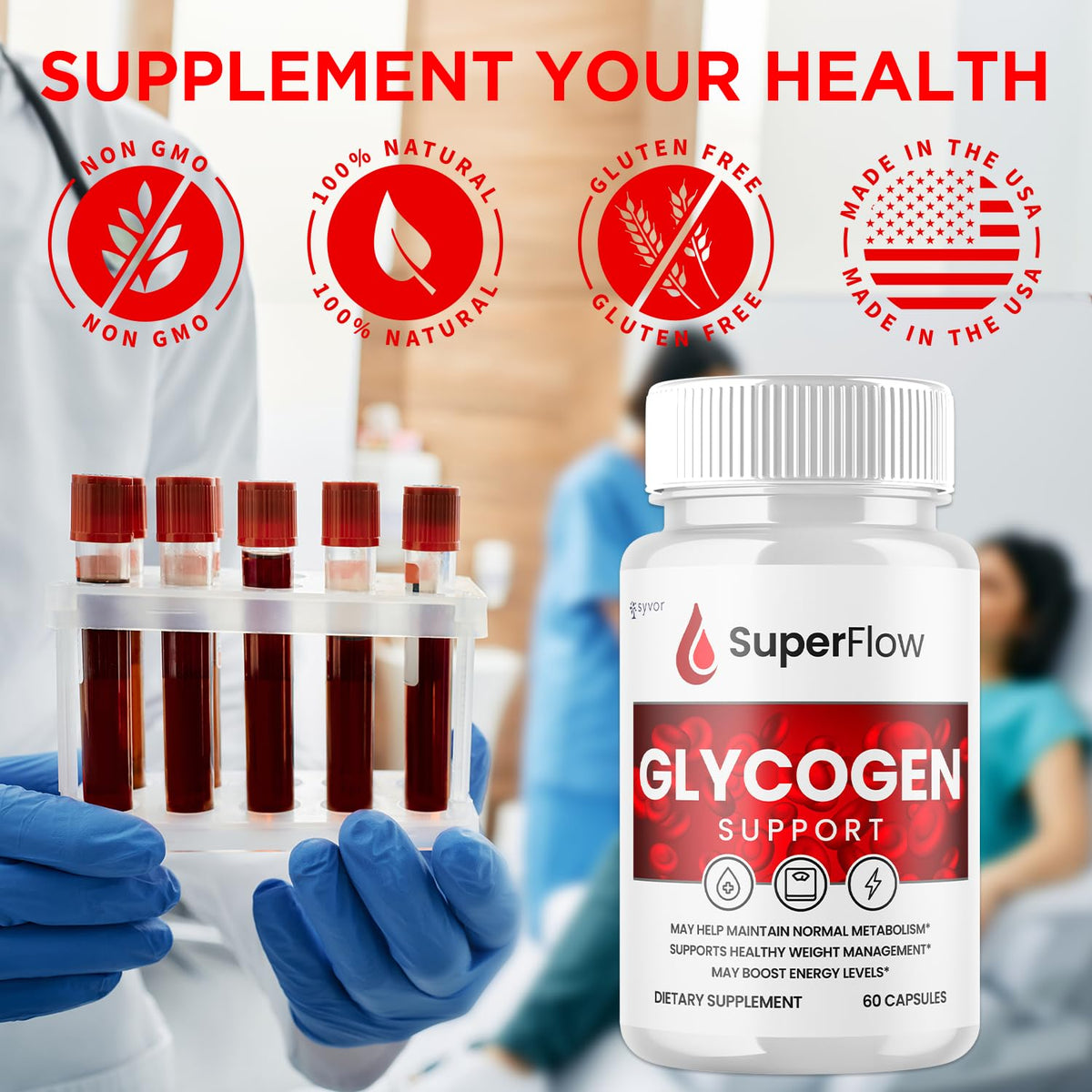 Glycogen Support Supplement Formula 180 Capsules G36408