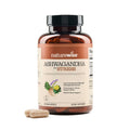 Ashwagandha with KSM-66 Extract GABA L-Theanine Rhodiola Rosea 60 Capsules H6181
