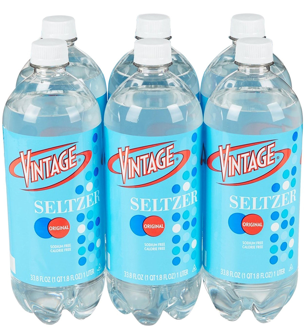 Vintage Seltzer Water 33.8 fl oz 6-Pack Q4173