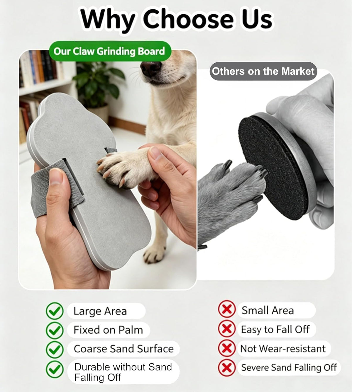 Dog Nail Scratch Board with Hand Strap K95683