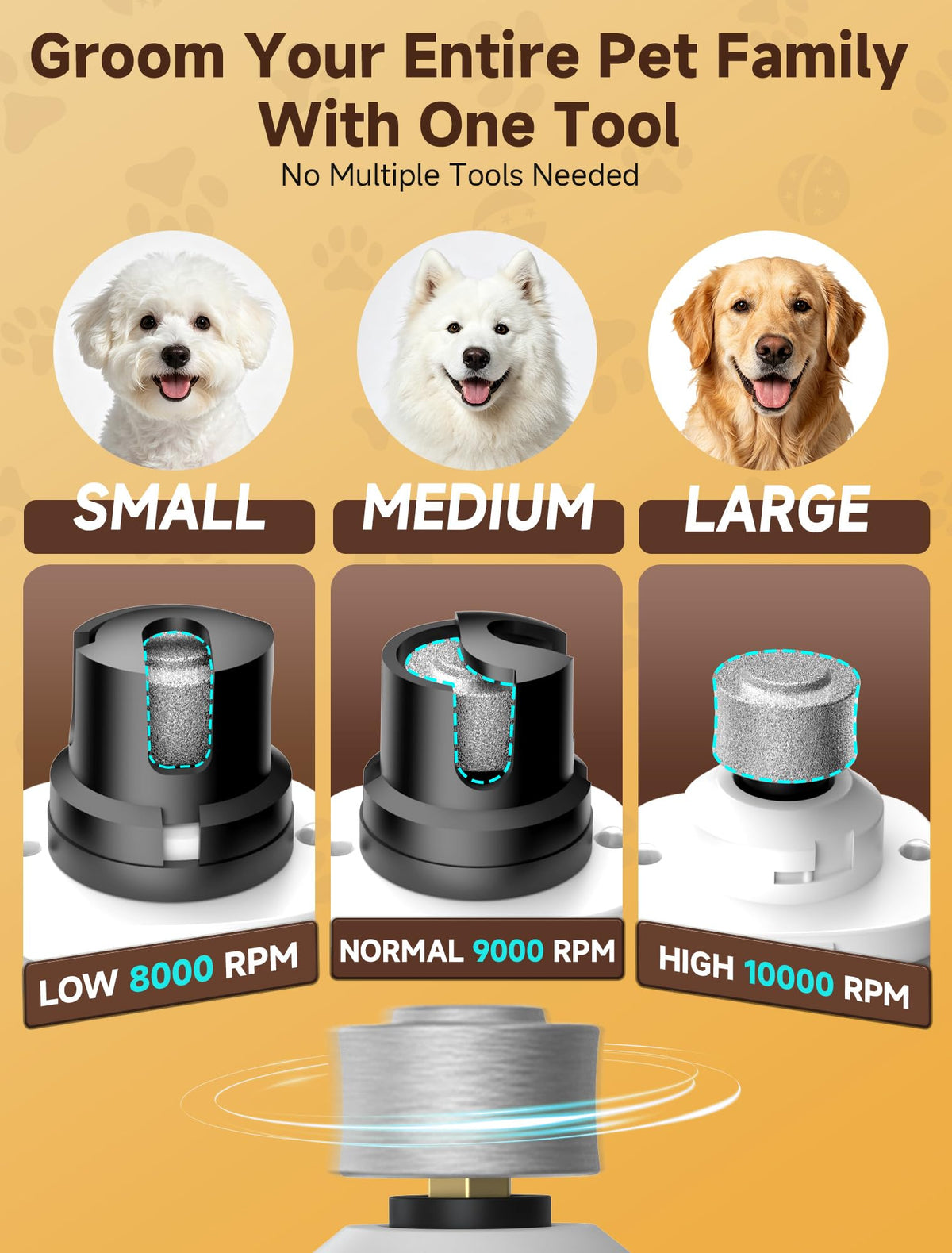 Dog Nail Grinder & Squeaky Duck Dog Toy H992063