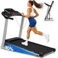 Foldable Treadmill with 10% Incline 400 LBS Capacity G53399