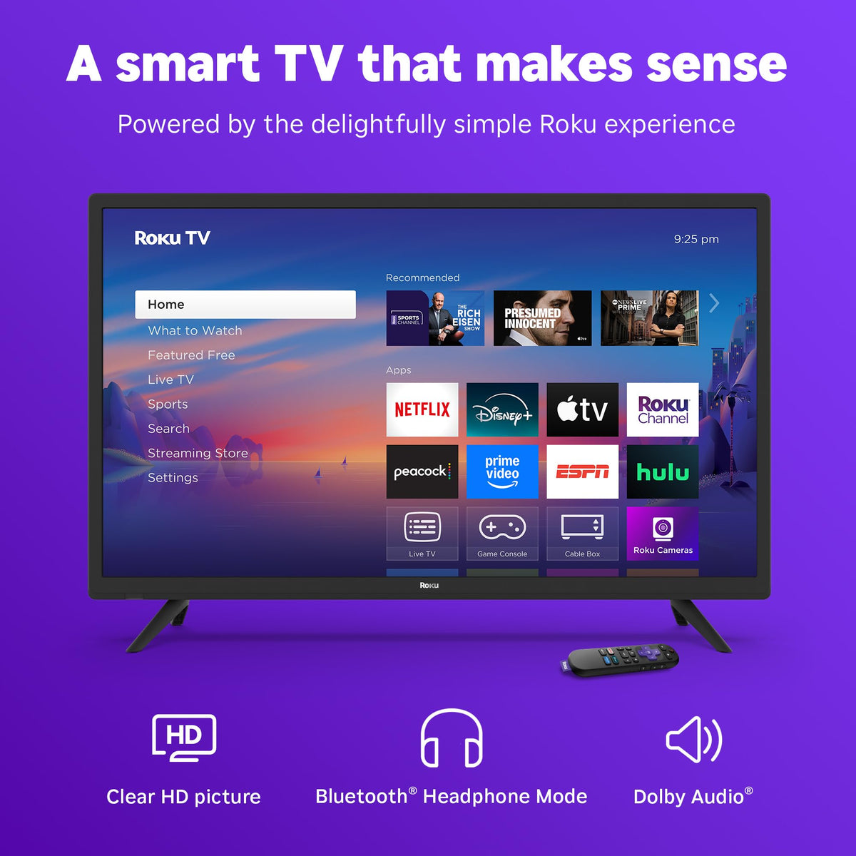32-Inch 720p HD LED Smart TV F498109