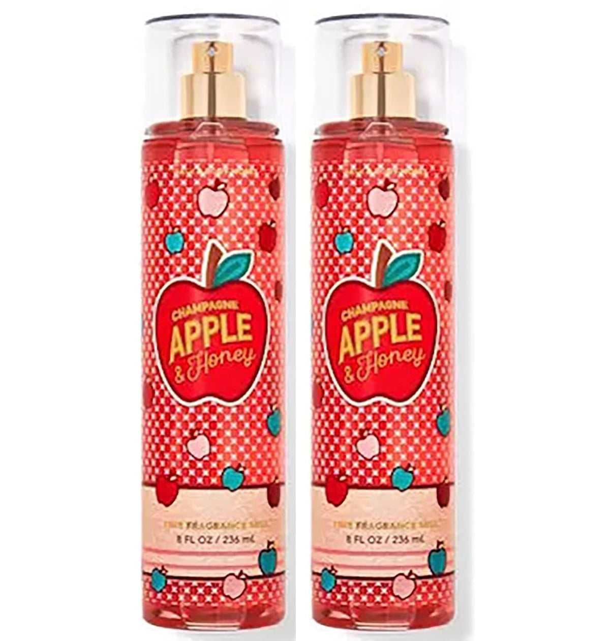 Champagne Apple & Honey Fine Fragrance Mist 4 Ounce Pack of 2 T596085