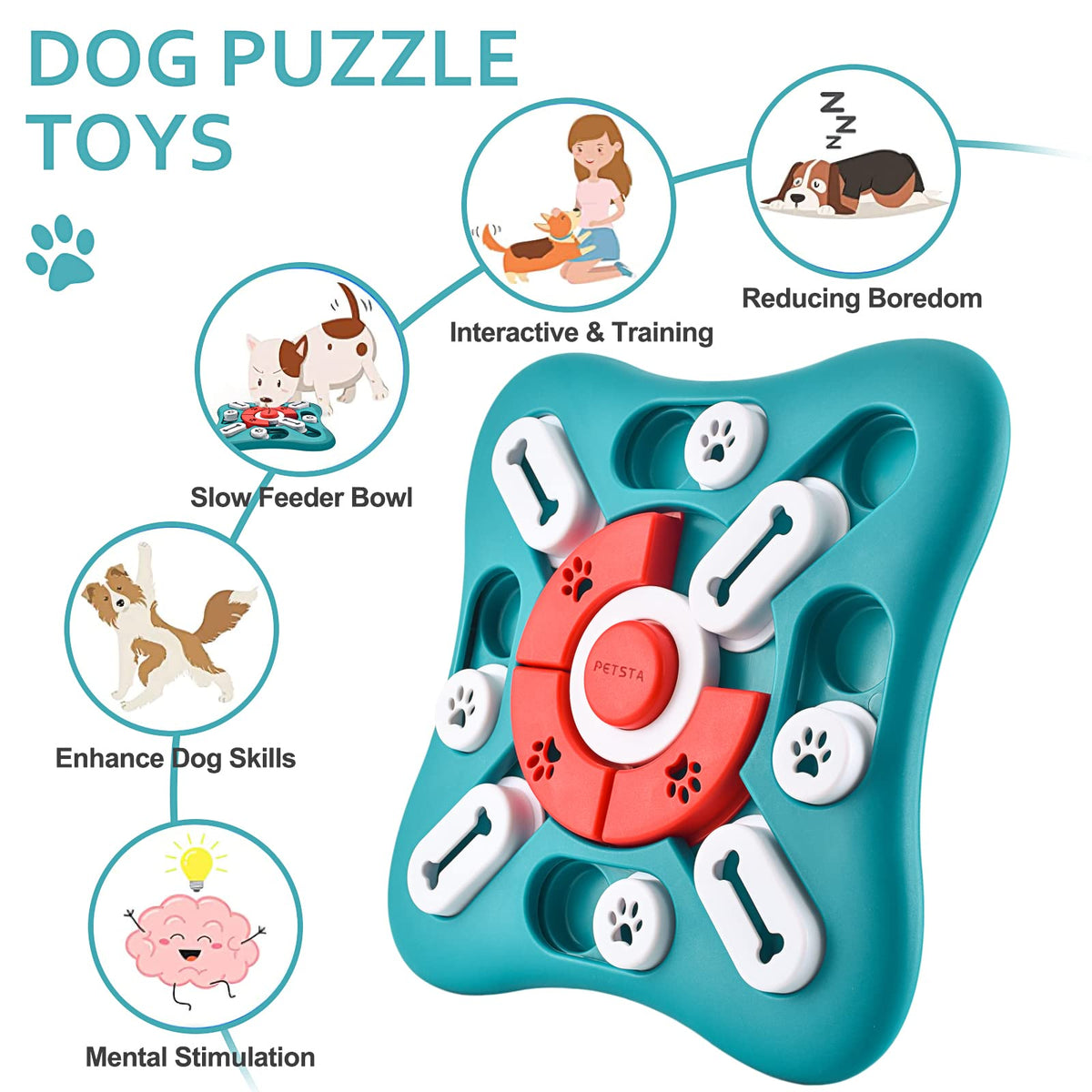 Dog Puzzle Treat Dispensing Toys Z3170