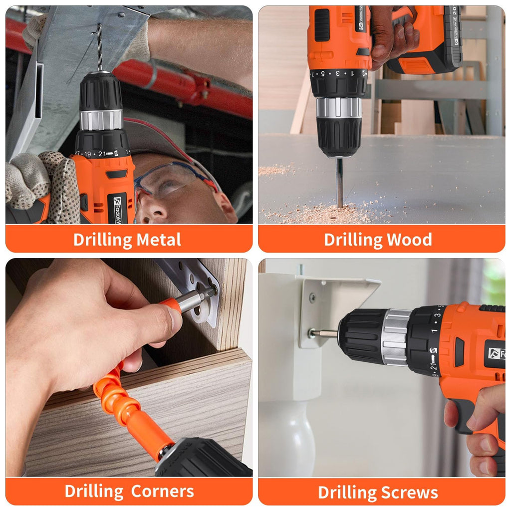 Cordless Drill Set 20V with Battery And Charger F729