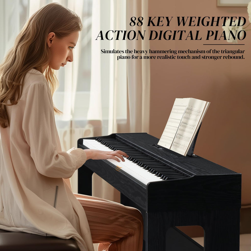 88 Key Fully Weighted Action Upright Piano Q748026