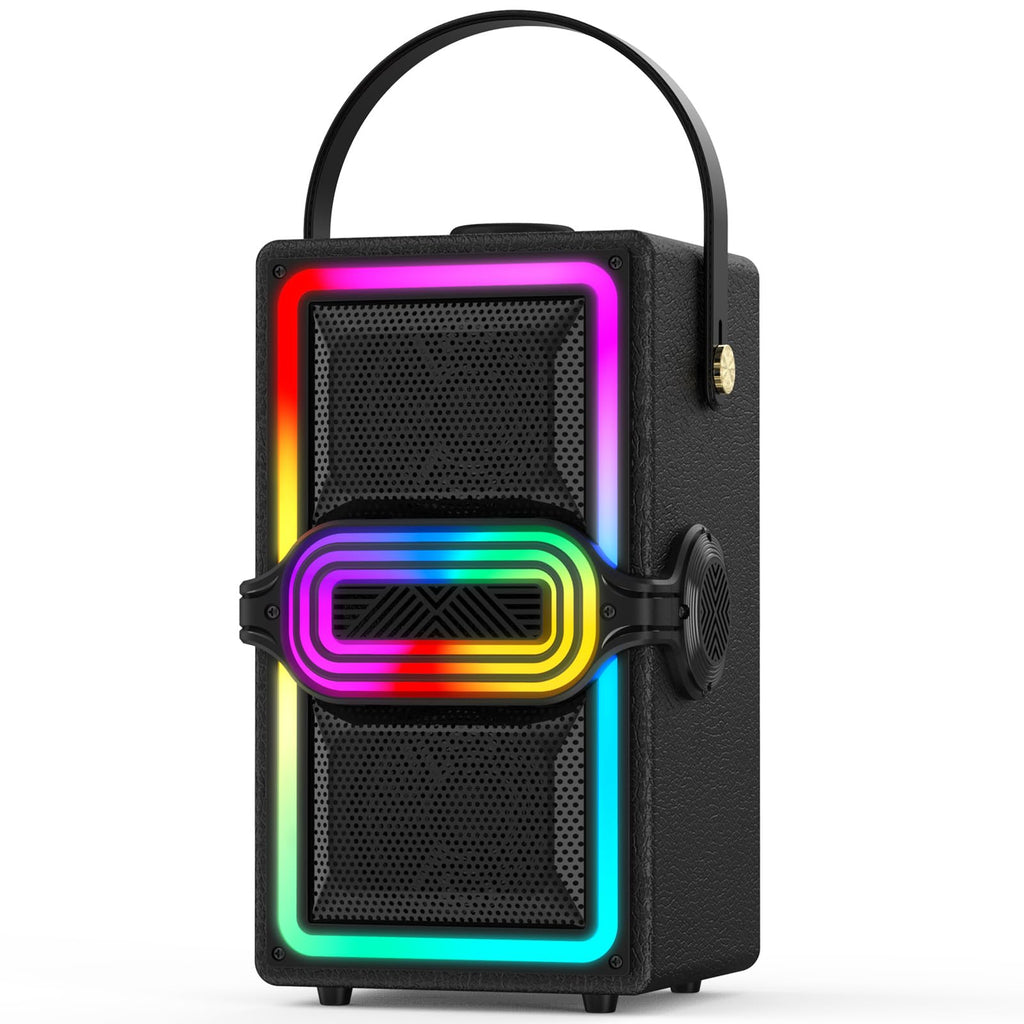 Bluetooth Speaker, 120W Peak Power Portable Wireless (Black) W3927