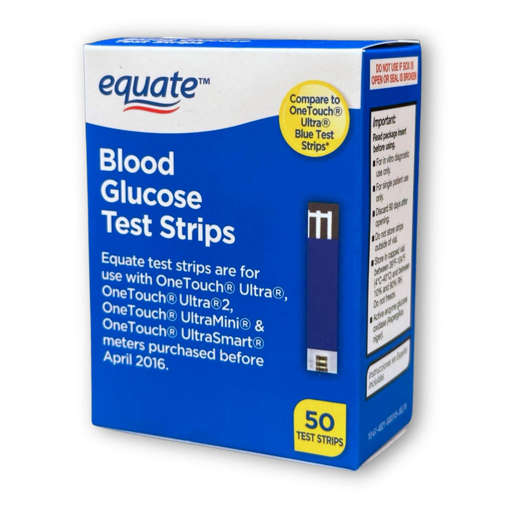 Blood Sugar Test Strips 50ct W39916