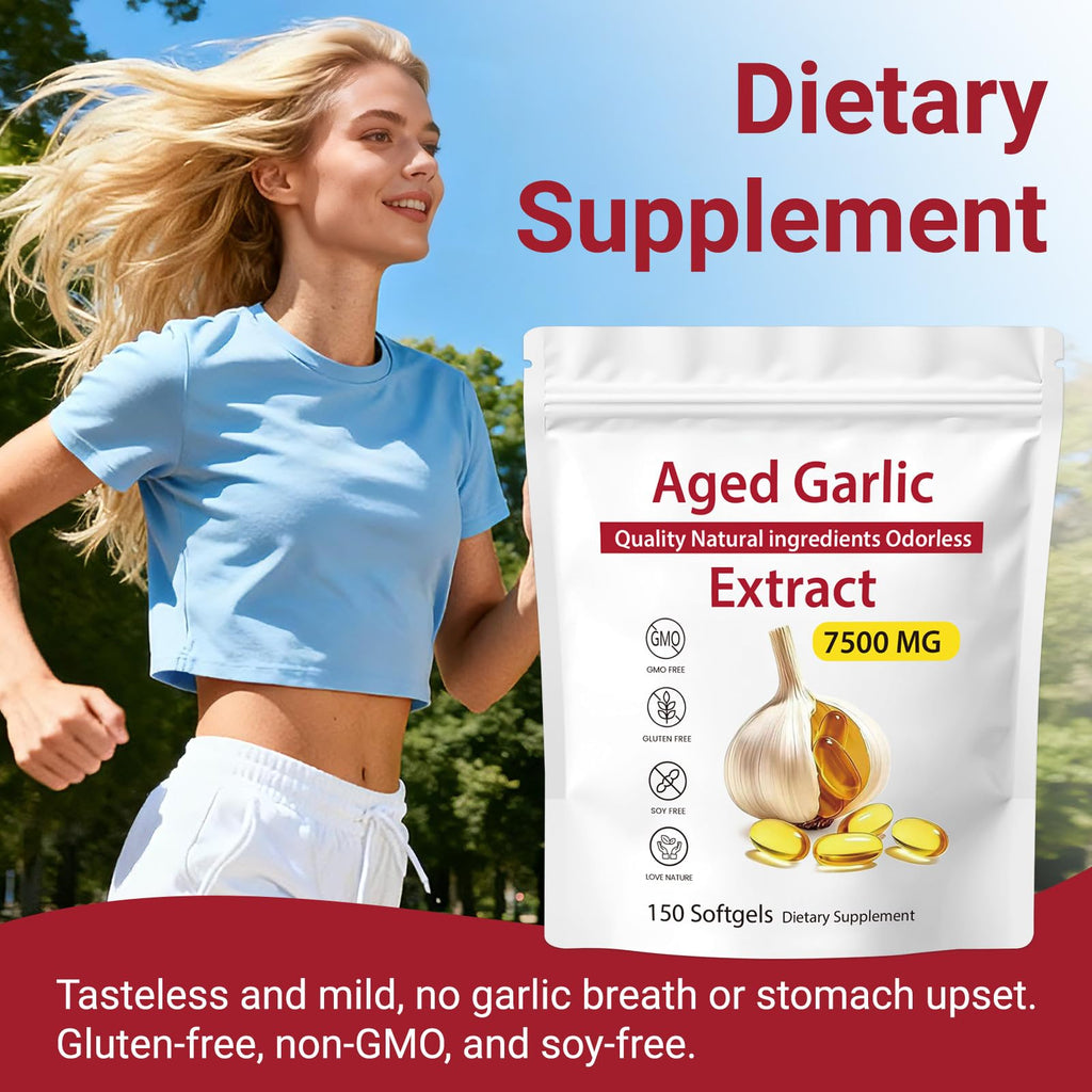 Odorless Aged Garlic Extract 7500mg Softgels K270