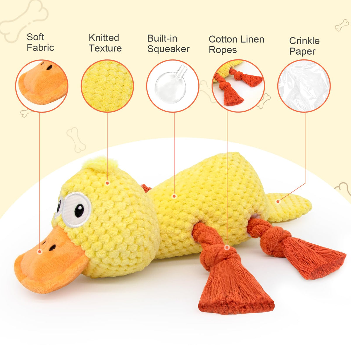 Dog Nail Grinder & Squeaky Duck Dog Toy H992063