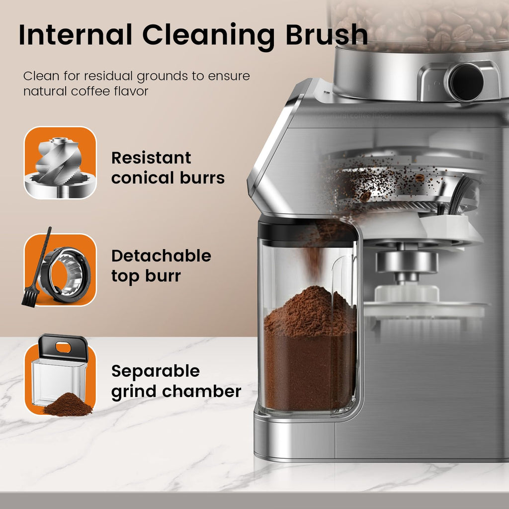 Electric Burr Coffee Grinder, 30 Settings B31370