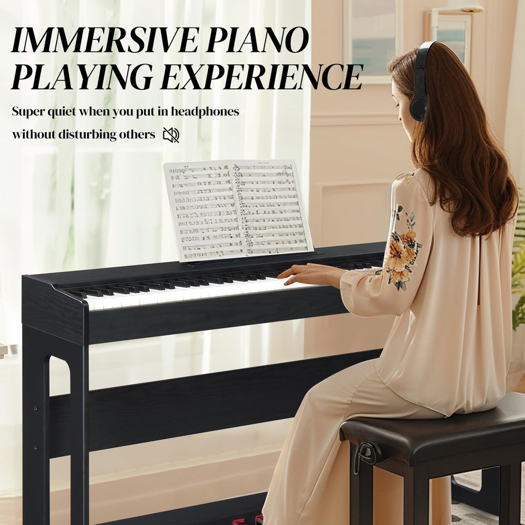 88 Key Fully Weighted Action Upright Piano Q748026