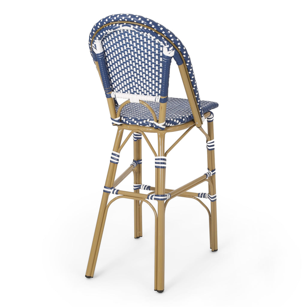 29.5" PE Rattan Bar Stool Set of 2 Q5866