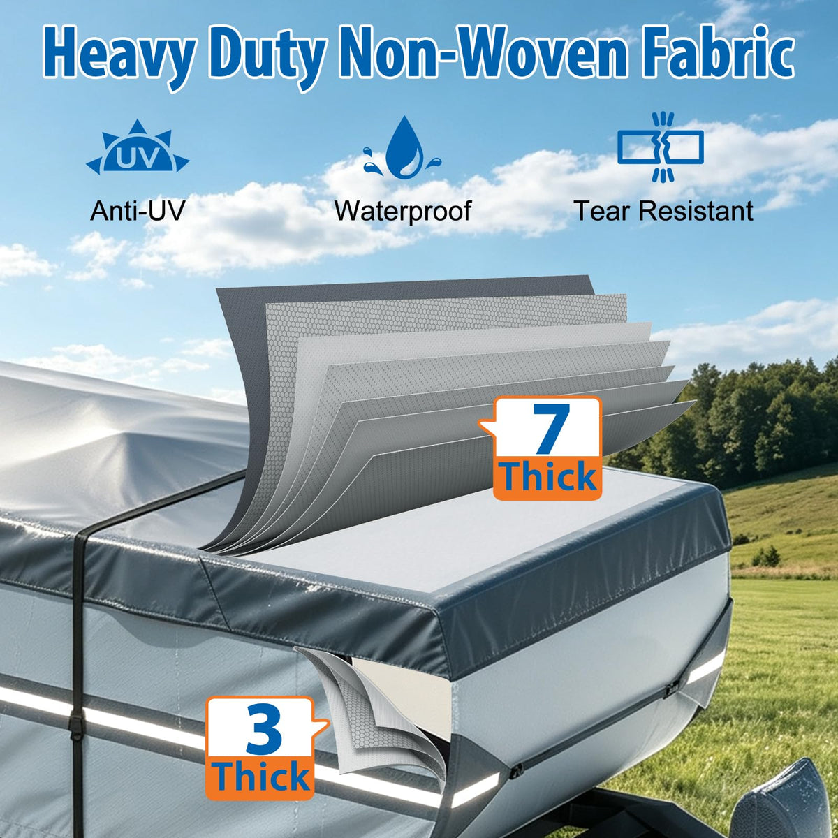 14-16ft Pop Up Folding Camper Cover N6957