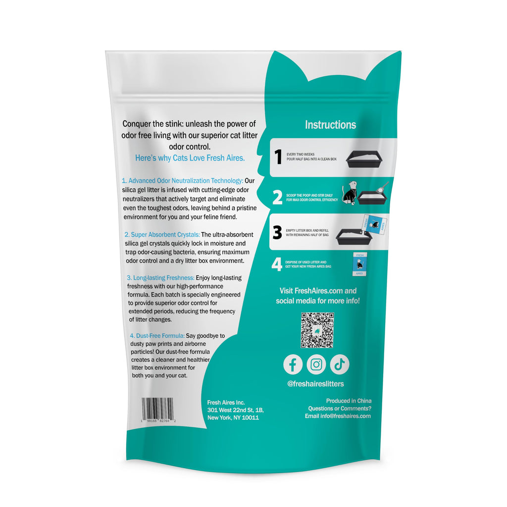 Unscented Lightweight Non-Clumping Crystal Cat Litter Q740230