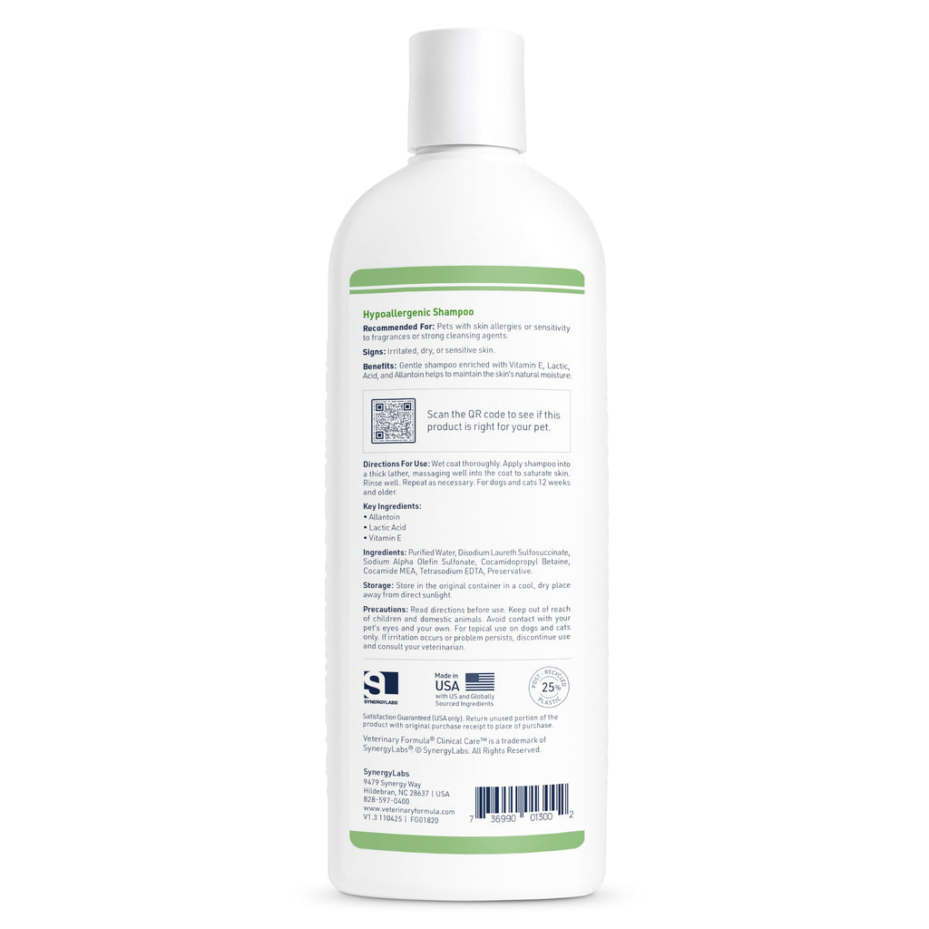 Hypoallergenic Shampoo, 16 oz N150797