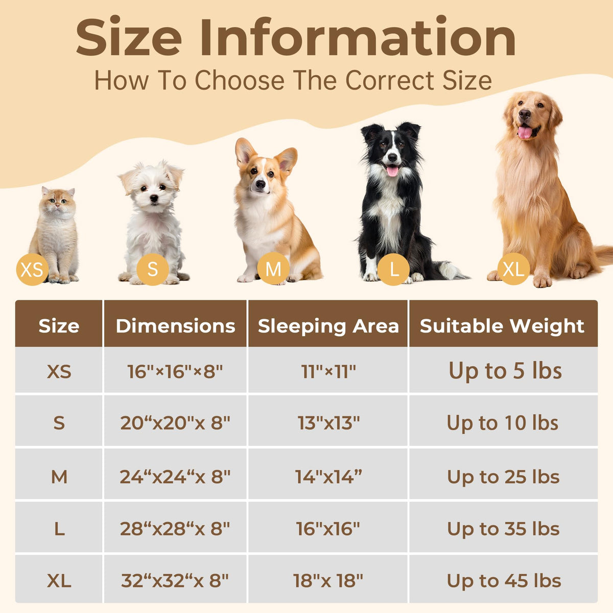 Round Fluffy Washable Anti-Anxiety Dog and Cat Bed D42156