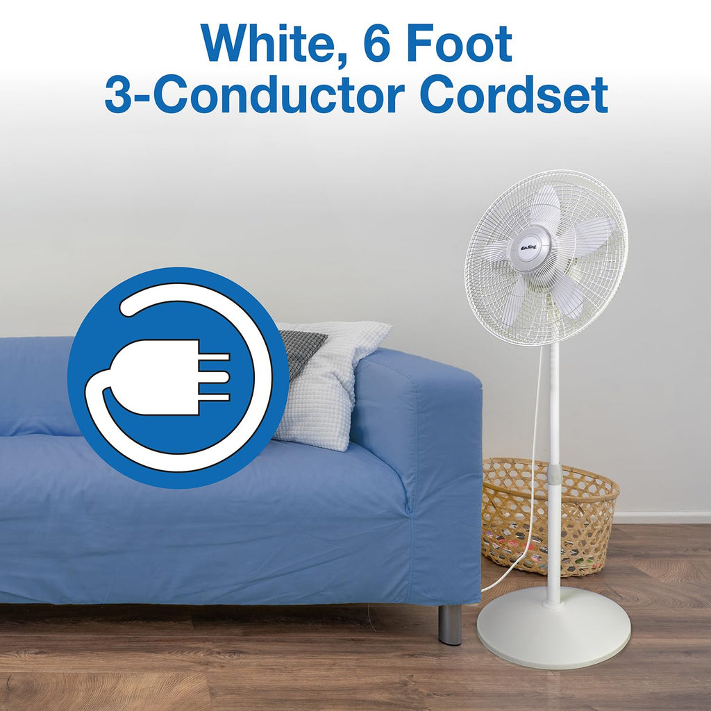 18-Inch 3-Speed Oscillating Pedestal Fan I166397