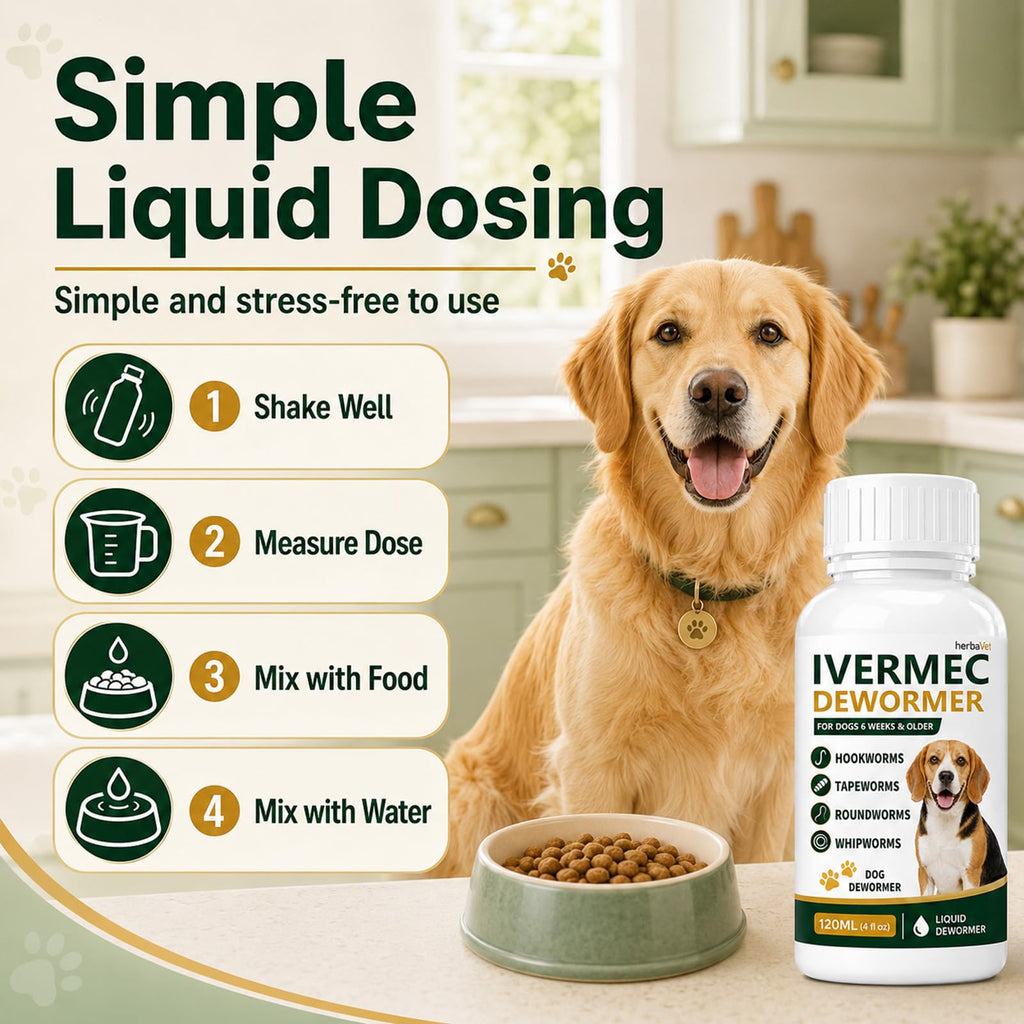 Broad Spectrum Dog Dewormer Liquid 120ml H96440