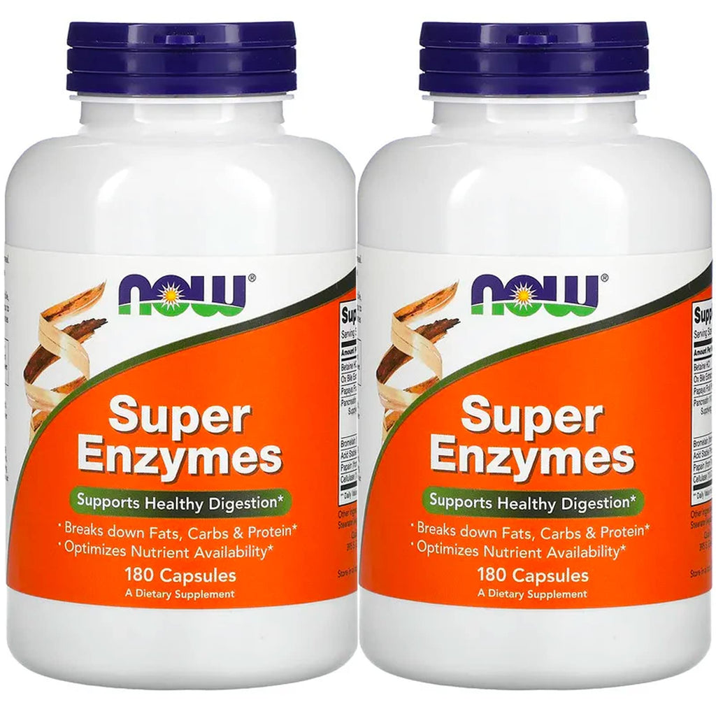 Super Enzymes 180 Capsules, 2 Pack U277532