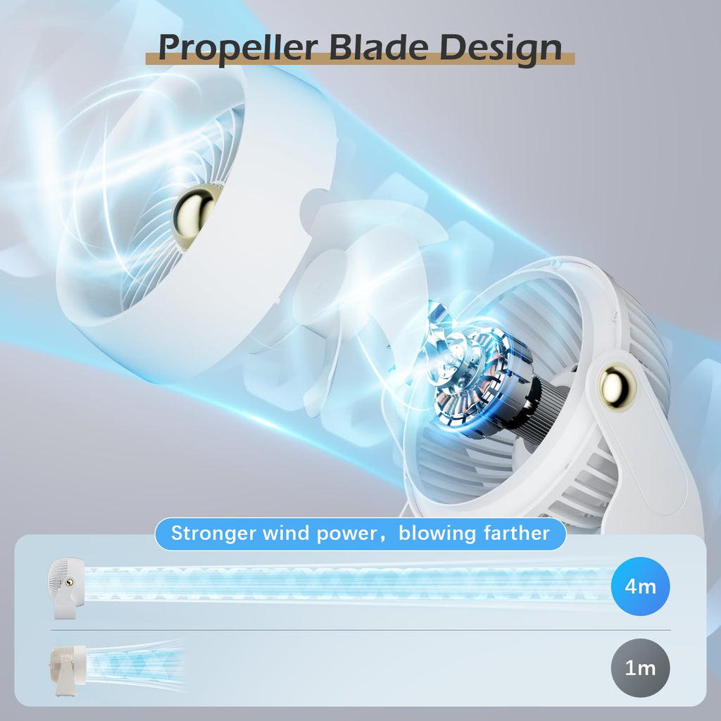 Portable Rechargeable 8 Inch Desk Fan V349459