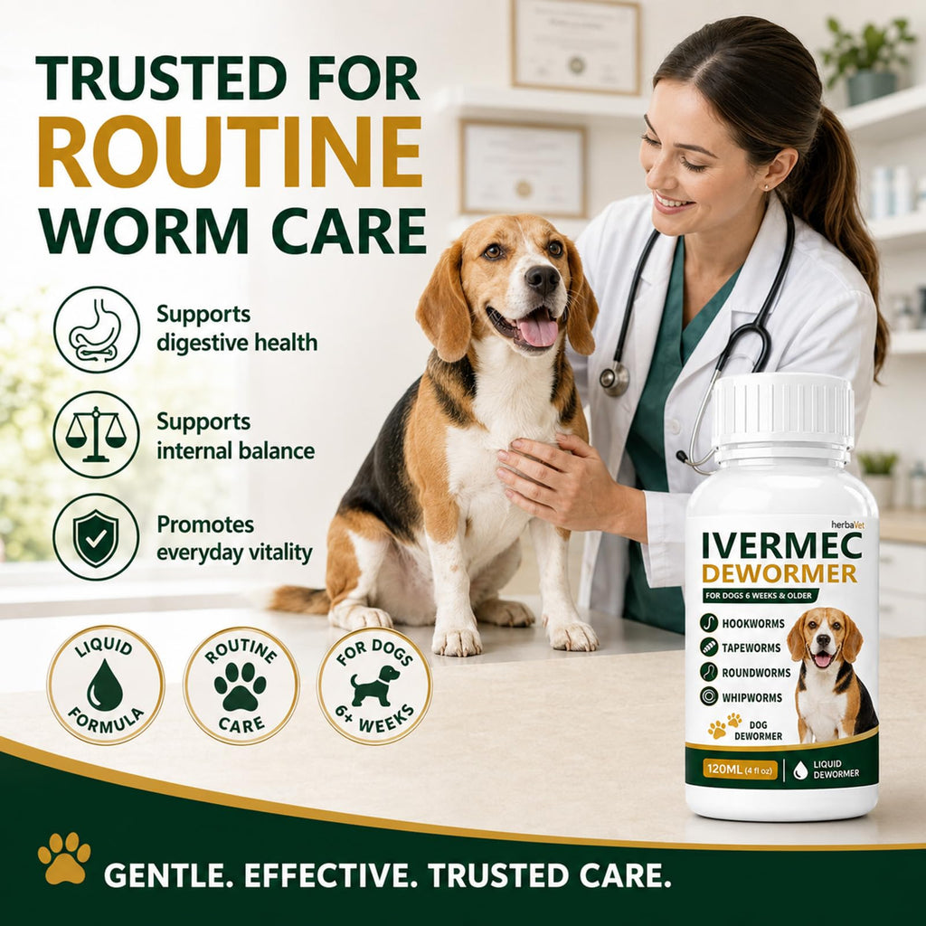 Broad Spectrum Dog Dewormer Liquid 120ml H96440
