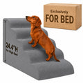 Dog Ramp, Pet Ramp, Dog Stairs, Non-Slip Ladder, 5-Step, Gray X96100