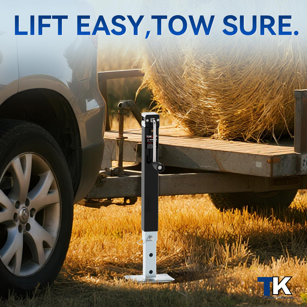 15" Lift Heavy Duty Weld On Trailer Jack M4130