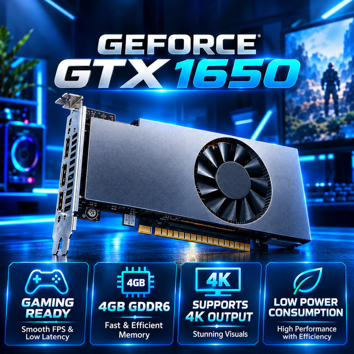 Gaming PC, i5, 32GB RAM, 1TB SSD + 4TB HDD K9295