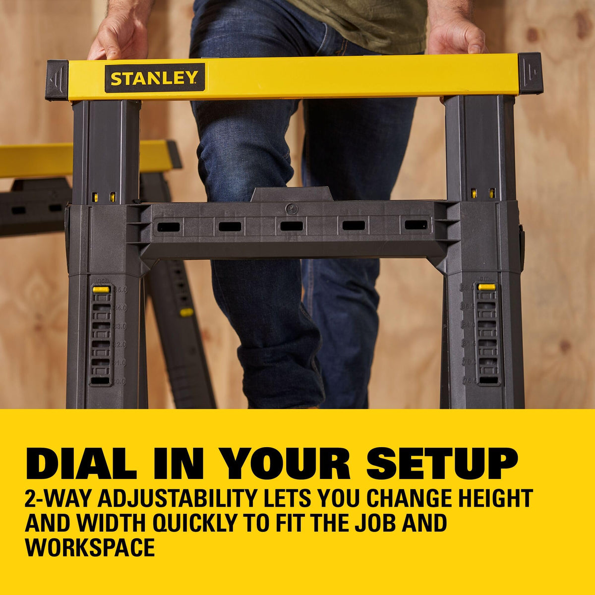 2-way Adjustable Saw Horse 2pk F9961