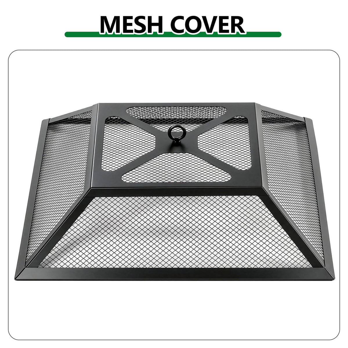 32 Inch Square Outdoor Fire Pit Table Q32707