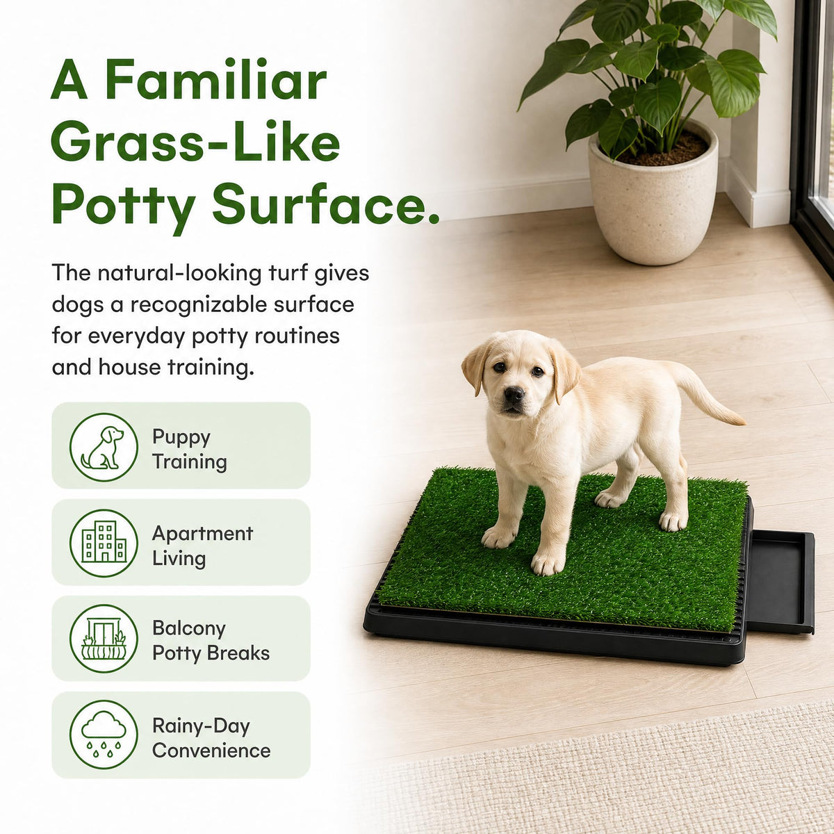 25 x 20 in Dog Grass Pad with Tray X3269