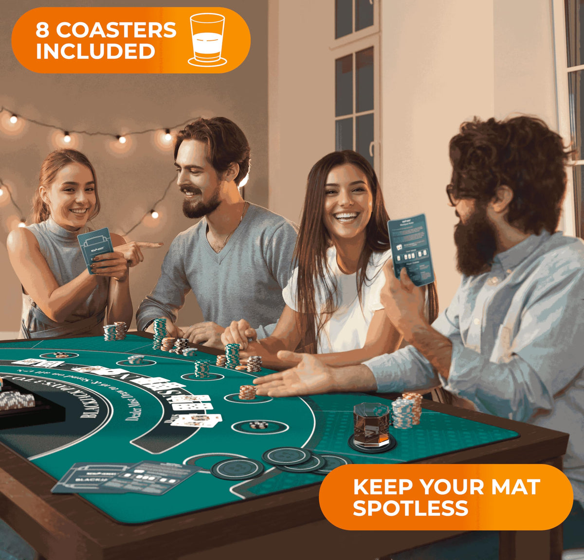 Blackjack Mat 70" x 30" B299