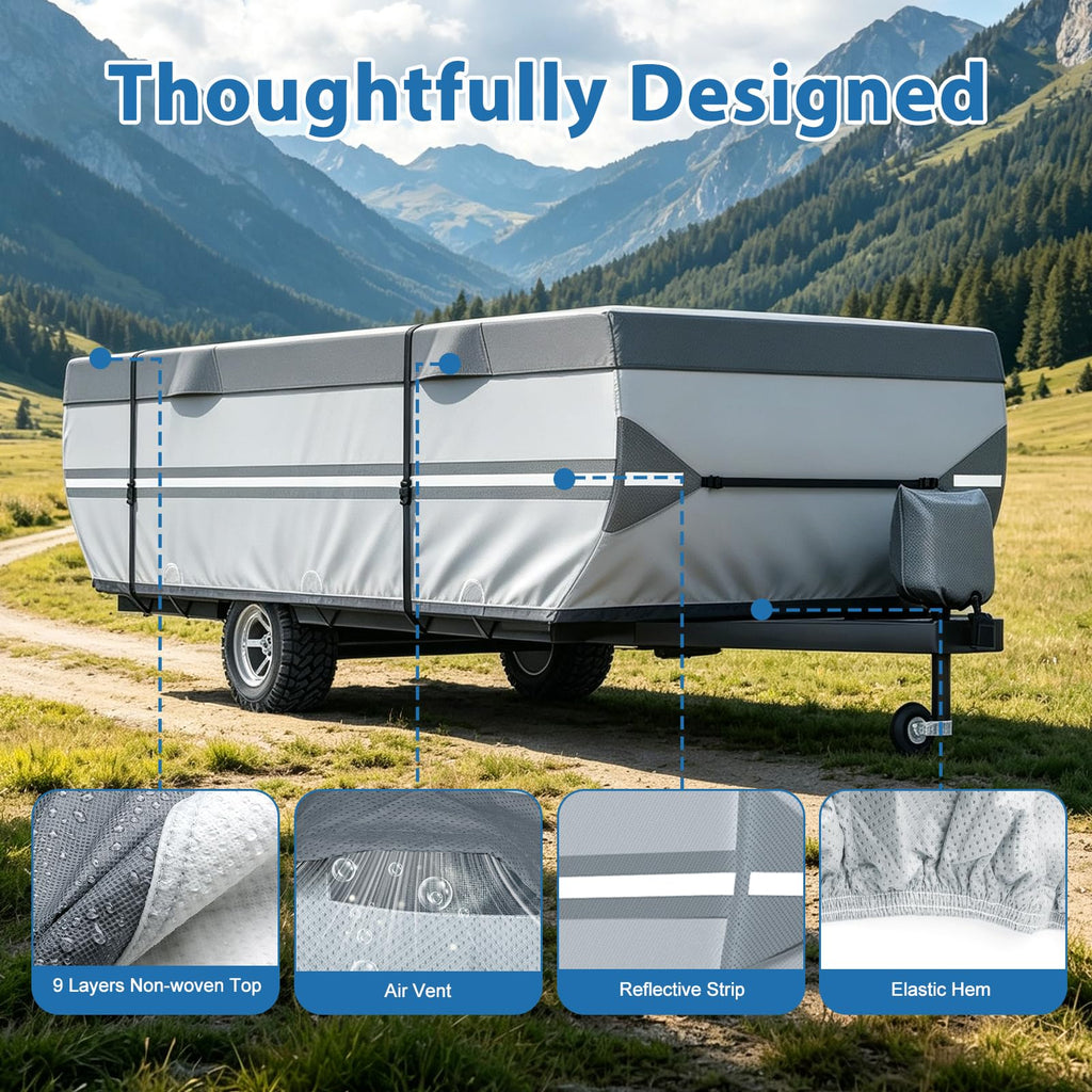 14-16ft Pop Up Folding Camper Cover N6957