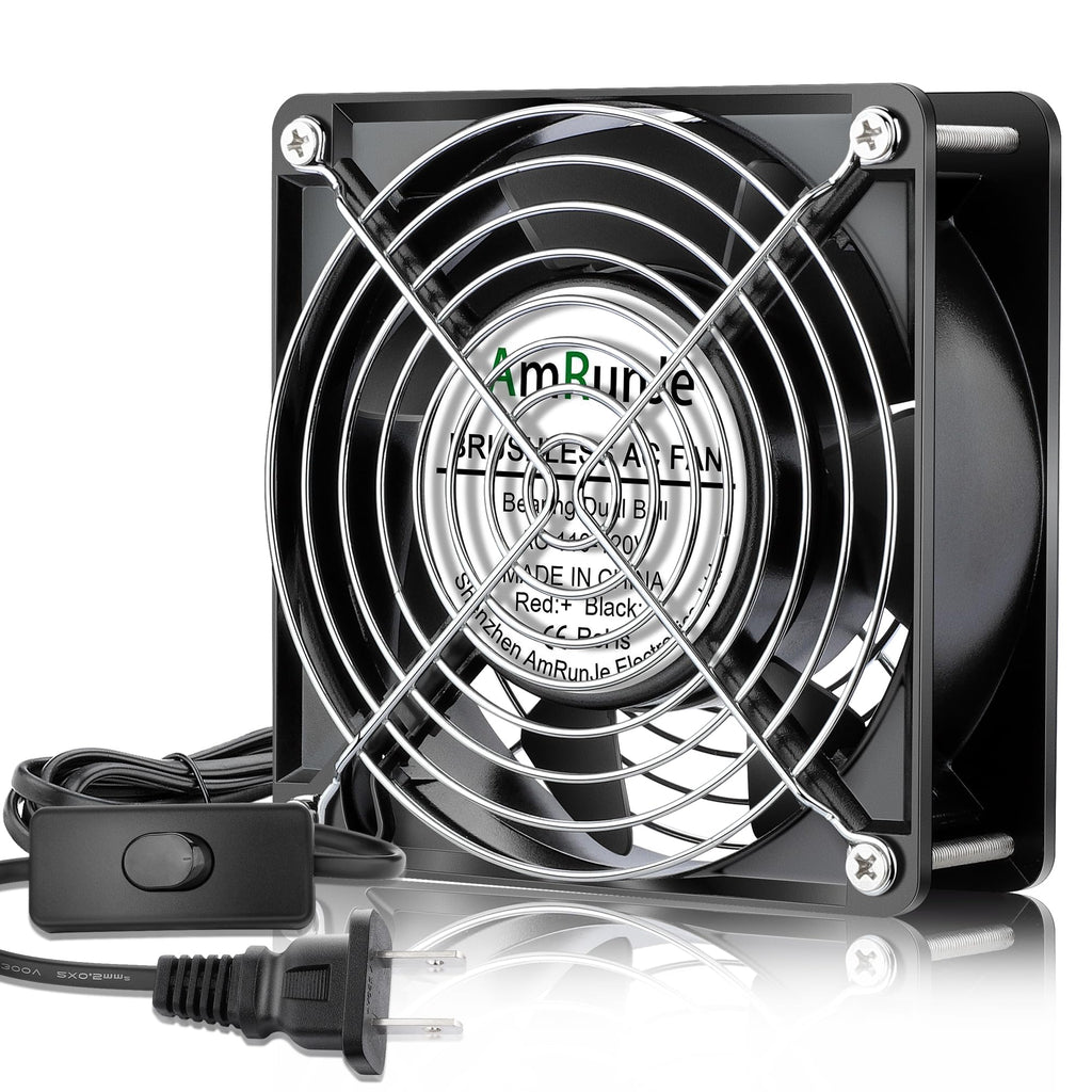 120mm x 38mm 120V Dual Ball Bearing Axial Fan A66803