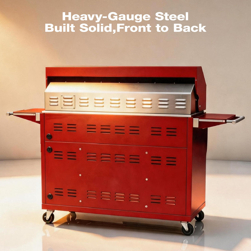 49" 304 Stainless Steel Gas Grill 4 Burner 99,000 BTU B612632