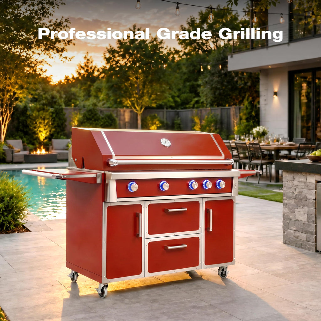 49" 304 Stainless Steel Gas Grill 4 Burner 99,000 BTU B612632