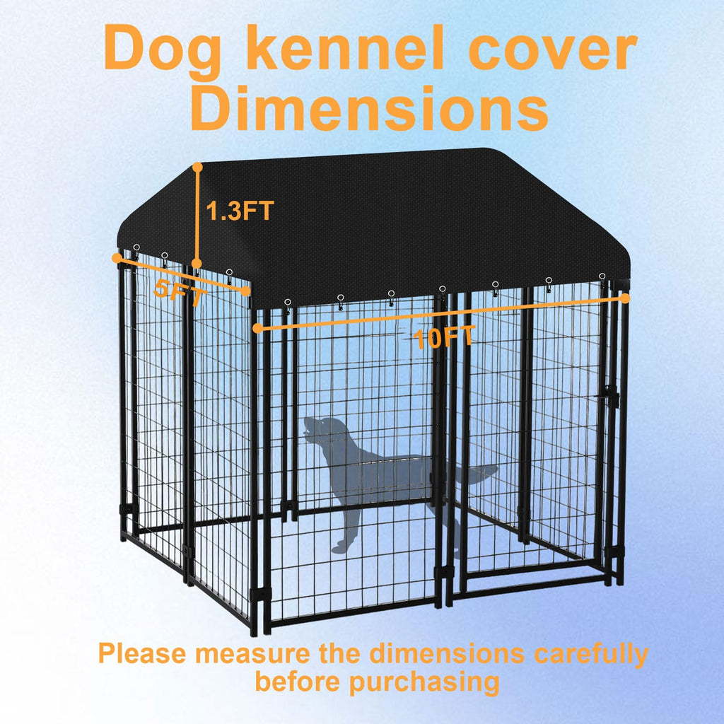 10' x 5' Heavy Duty Waterproof Oxford Cloth Dog Kennel Cover E680
