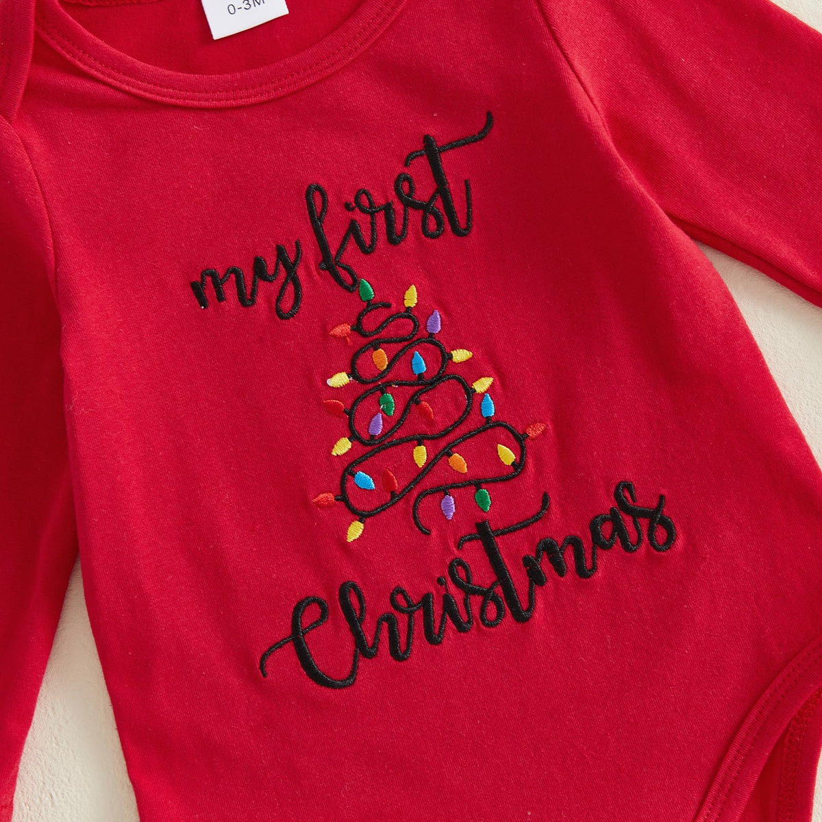 Christmas Baby Boy Outfit Romper Pants Hat W43585