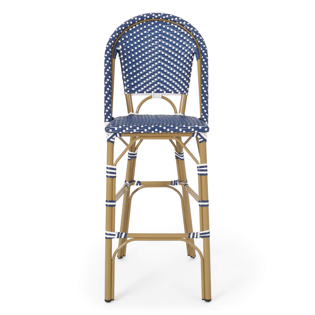 29.5" PE Rattan Bar Stool Set of 2 Q5866