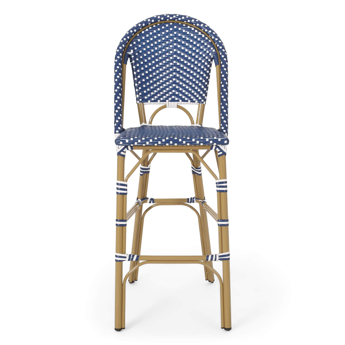 29.5" PE Rattan Bar Stool Set of 2 Q5866