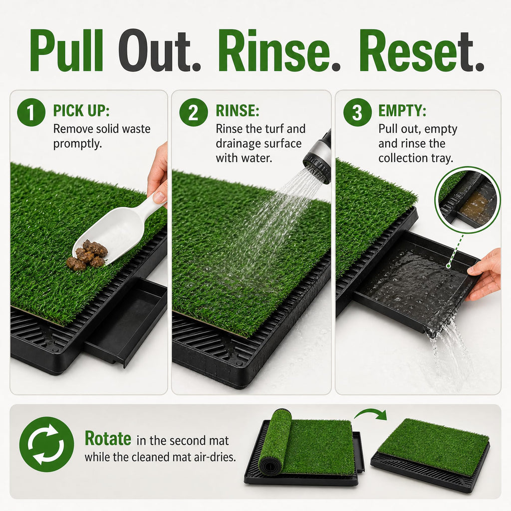 25 x 20 in Dog Grass Pad with Tray X3269