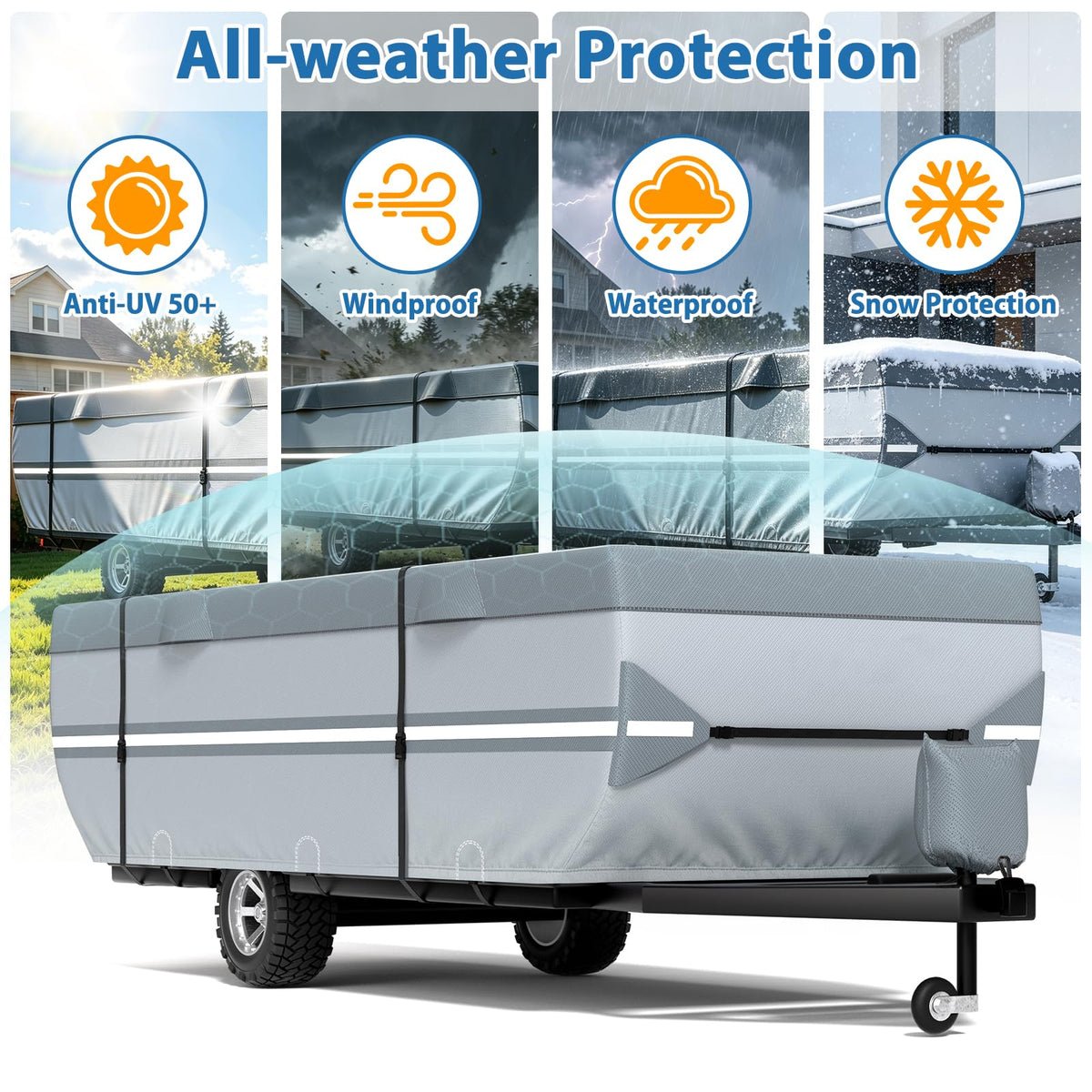 14-16ft Pop Up Folding Camper Cover N6957