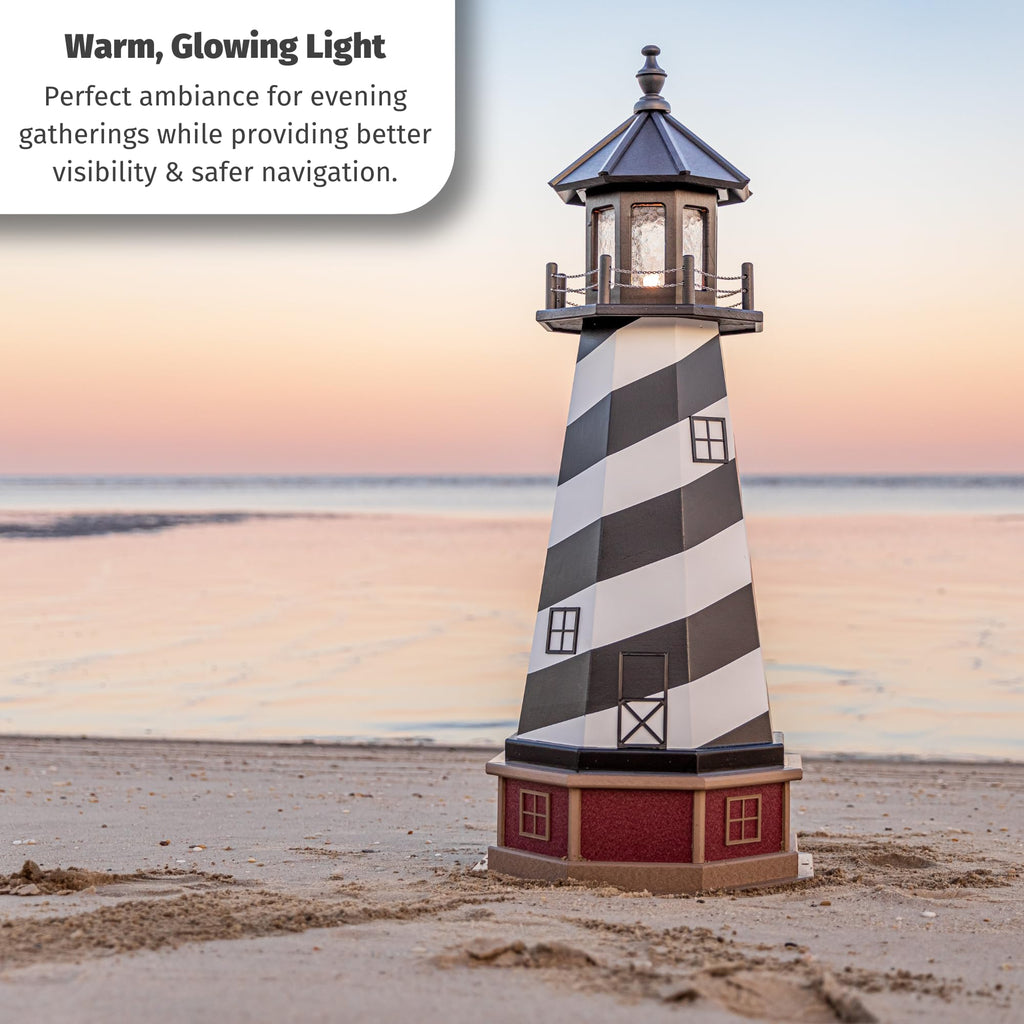 Solar Powered Lighthouse Kit with LED Lights V8005