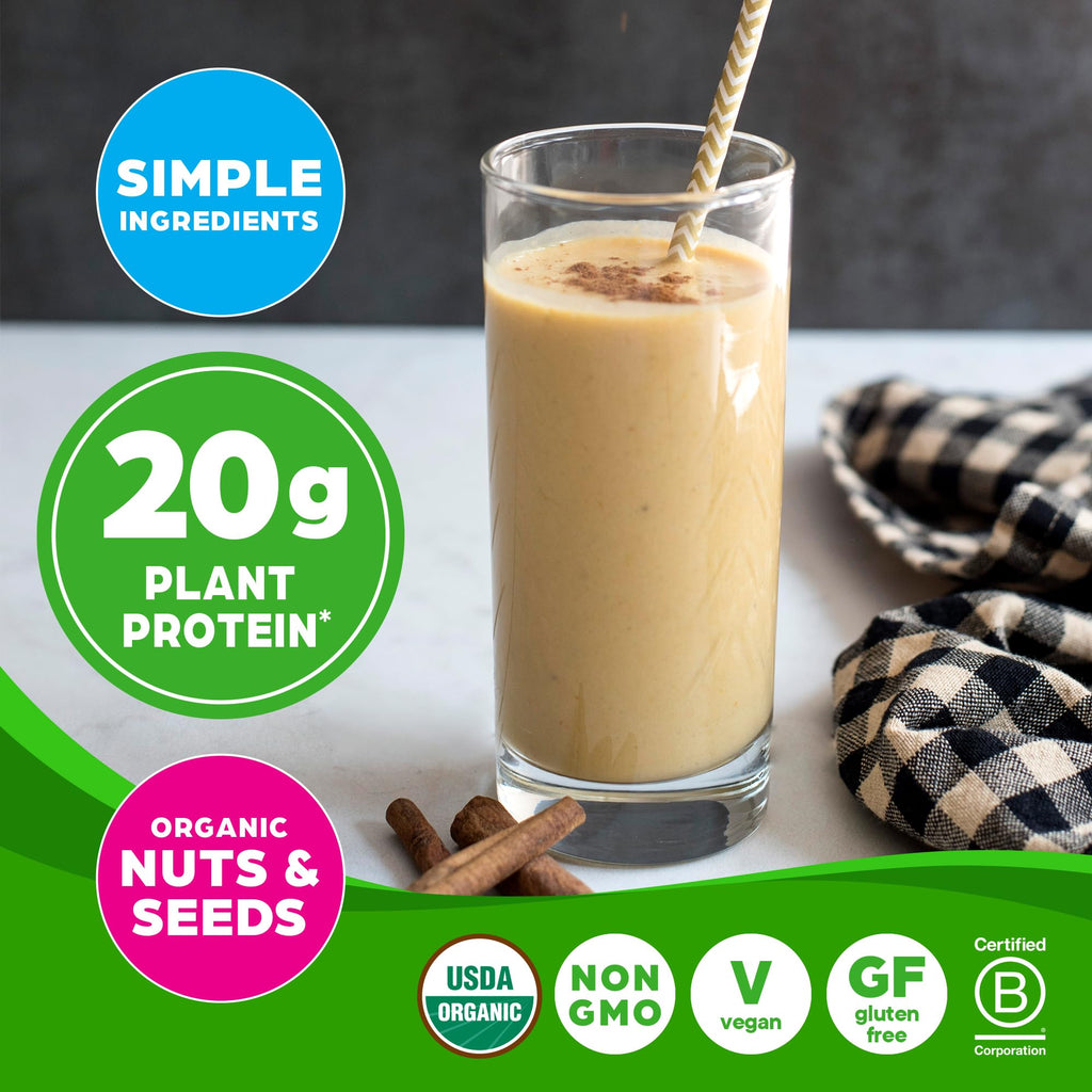 Organic Vegan Protein Powder, Vanilla, 1.25lb J1632