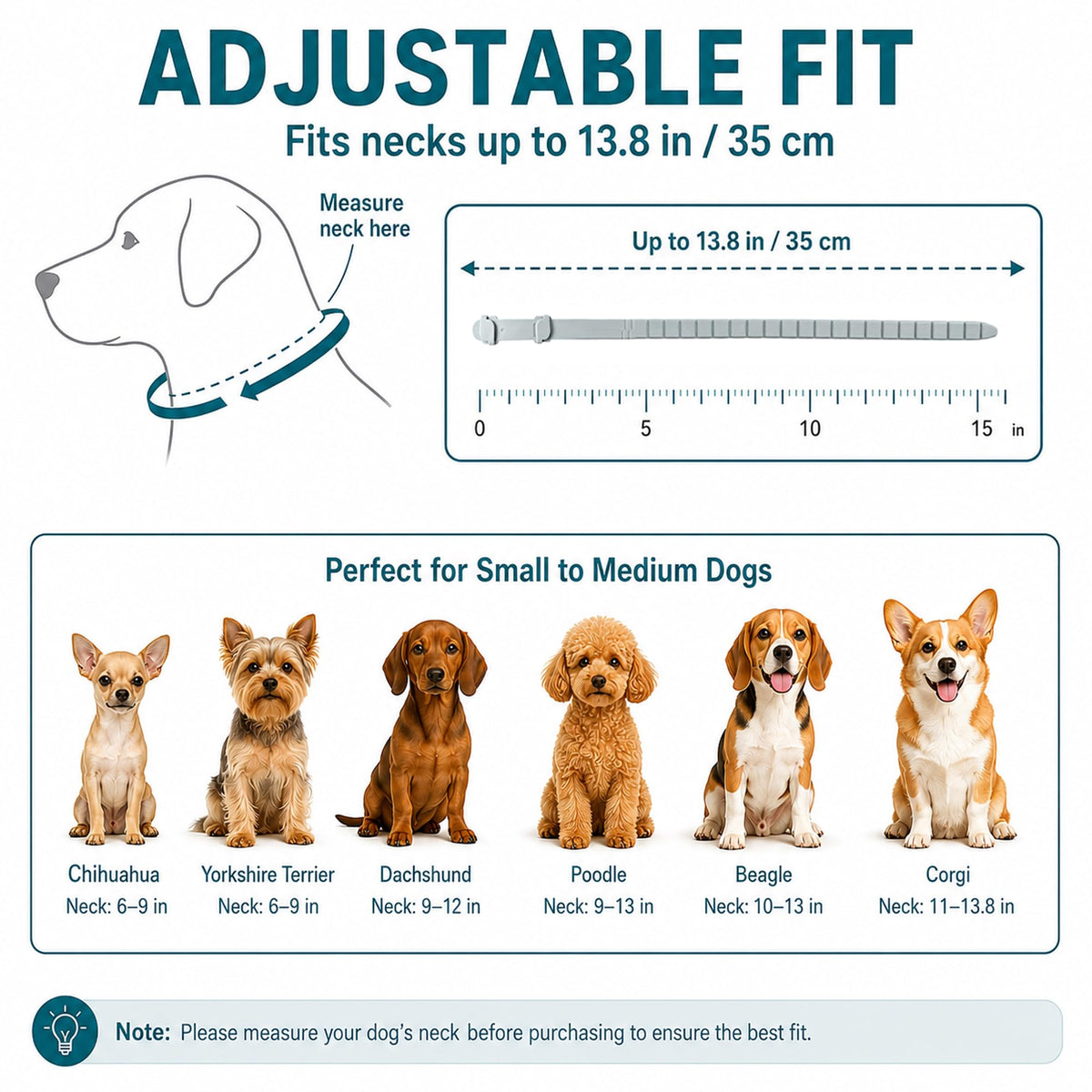 Flea and Tick Collar for Dogs, 4 Pack, Small Dogs Under 18 lbs F826240